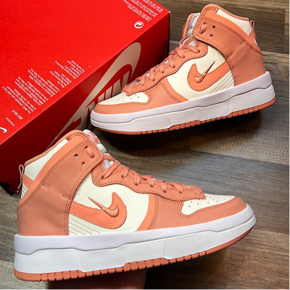 Nike Shoes - Nike Dunk High Up Crimson Bliss